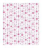 York Wallcoverings CK7757SMP Candice Olson Kids Beaded Curtain 8 X 10 Wallpaper Memo Sample, Lt Pink