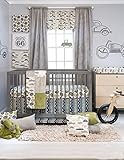 Sweet Potato Crib Bedding Set, Uptown Traffic, 3 Piece by Sweet Potatoes [並行輸入品]