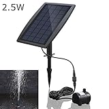 水中ポンプ ソーラーウォーターポンプ 庭噴水池 ソーラーパネルで省エネ　池でも使えるソーラー池ポンプ