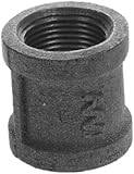 Aviditi 93452RL 1-Inch Black Fitting with Right and Left Hand Threaded Coupling by Aviditi