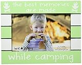 Pavilion Gift Company We Baby The Best Memories are Made While Camping Picture Frame, Green, 6 x 4 b