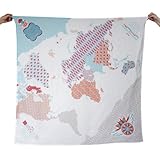 Weeagoamigo Printed Muslin Swaddling Blanket - Baby World Map