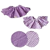 ベッタ (Betta) ブーケビブ パープルドット×パープルチェック