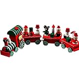 Suneline 子供、赤ちゃん木製クリスマストレイン装飾クリスマス日ギフト
