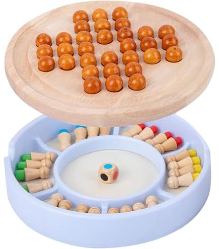 Amazon | INOOMP ペグソリティア ボードゲーム 木製 ソリティア