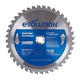 Evolution Power Tools 185BLADEST Steel Cutting Saw Blade, 7-1/4-Inch x 40-Tooth [並行輸入品]