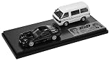 インターアライド(INTERALLIED) MODELER'S 1/64 頭文字D セット Vol.13 岩瀬恭子RX-7 (FD3S) & プロジェクトDサポートカー (ニッサン バネット バン) 完成品