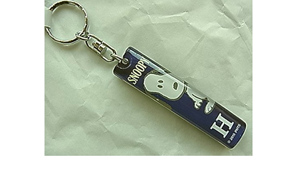 Amazon ピーナッツ スヌーピー アクリルスティックキーホルダー イニシャル H グッズ Mcor おもちゃ おもちゃ