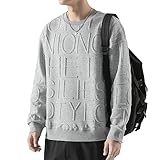 [Yeecan] トレーナー メンズ 秋服 長袖 パーカー Tシャツ ゆったり プルオーバー スウェット シルエット プルオーバー トップス