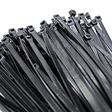 BuyCheapCables® 100 Pack 17 3/4" Nylon Cable Zip Ties Self Locking 4.7mm (Black- 50lbs) [並行輸入品]