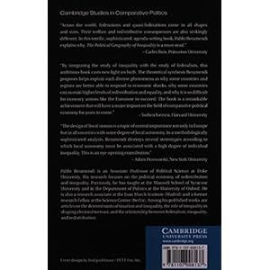 The Political Geography of Inequality: Regions and Redistribution (Cambridge Studies in Comparative Politics)