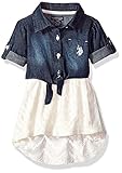 U.S. Polo Assn. DRESS ベビー・ガールズ US サイズ: 12 Months カラー: オフホワイト