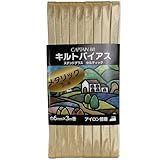 キャプテン(CAPTAIN) キルトバイアス メタリック 両折 6mm幅×3m巻 #1 ゴールド CP240