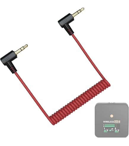 Amazon.co.jp: USB C - 3.5mm TRS マイクケーブル コイル状オーディオ