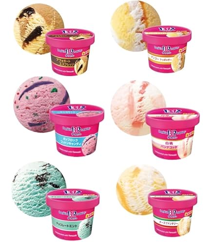 Amazon.co.jp: Baskin Robbins 31 Ice Cream Cups Popular Flavors Set