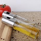 Dolland オイル差し オイルボトル 噴霧器 キッチンツール オイルミスト 調味料スプレー 缶ポット オイルスプレー バーベキューに適用 容器 酢用 油用 霧吹き ガラス 2セット