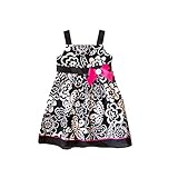 Good Ladブラックとホワイト幼児女の子サンドレス カラー: ブラック