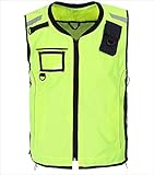 Rush.C 安全用品 安全用具 安全ベスト 反射ベスト 夜行反射ベスト イエロー 【Rush.Cオリジナルハンカチセット】 836