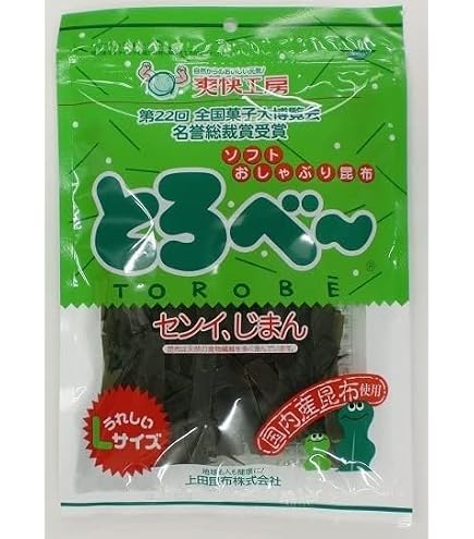 Amazon | 上田昆布 ソフトおしゃぶり昆布 とろべー 大容量 Lサイズ 46g