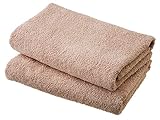 ホテル 大判バス 2枚セット 大判バスタオル 日本製 泉州タオル（約70×140cm） ベージュ