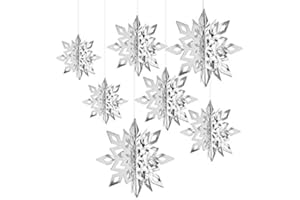 CCINEE クリスマスツリー装飾 christmas snowflake ornament スノーフレーク 雪花飾り クリスマスデコレーション 雪の結晶 オーナメント パーティークリスマス 飾り12枚入り (２)