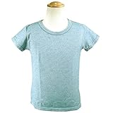 カラー半袖丸首シャツ ベビー ブルー◇70-100cm