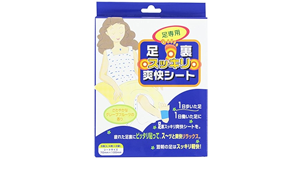 Amazon Co Jp 足裏スッキリ爽快シート 8枚 ドラッグストア
