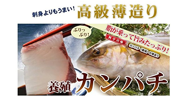 養殖 カンパチの薄造り1 2人前90g 3皿 島根大田鮮魚市場 脂がのって旨みたっぷり 刺身よりも旨い高級薄造りだから味わえる旨味 日帰り漁のうまみをご堪能ください 大田農水加工協同組合 鮮魚 通販 Amazon