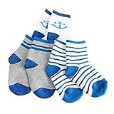 靴下 キッズ 女の子 男の子 ソックス 3足セット 滑り止め 0-3歳 12cm ネイティブデザイン hibote No.1