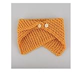 Kishiya　 スヌード　マフラー キッズ ニット　 防寒 　おしゃれ　秋冬 (黄色)