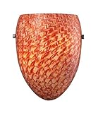 Elk 11316/1SC-G Night Glow 1-Light Sconce In Scarlet And Polished Chrome Finish Glows In The Dark [並