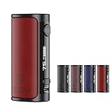 iStick i75 75W Box Mod 3000mAh イーリーフ アイスティック75 ボックス モッド 電子タバコ Vape ベイプ ニコチンフリー (Red)