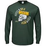 グリーンベイパッカーズファン。緑とゴールドuntil I ' m Dead and Cold。長袖Tシャツ( sm-5 X ) 3L