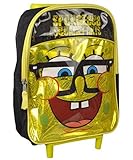 12" SpongeBob Squarepants "Cheeky" Rolling Backpack Toddler Size School Bag [並行輸入品]