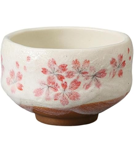 Amazon | 色絵桜抹茶茶碗 剛 | 京焼清水焼 | 抹茶碗 通販