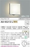コイズミ照明 人感センサ付ポーチ灯 マルチタイプ シルバーメタリック塗装 AU45213L