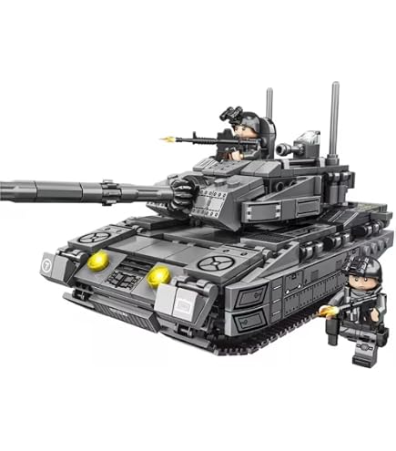 Amazon.co.jp: M1A1 エイブラムス 戦車タイプ 8in1 模型ブロック