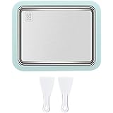 Ｍｉｌａｇｅｔｏ ロールアイスクリームメーカー かき氷 ロールアイス ヘラ フライ機 304 ステンレス鋼多用途 タブレット ヘラ2本付 ソフトクリーム、スラッシー、フローズンヨーグルト、シャーベット、ジェラートに最適, 緑