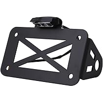 Amazon | サイド ナンバー ステー LED ナンバー灯 付き サイドマウント