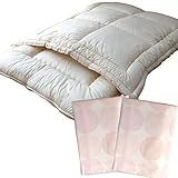 日本製 洗える お昼寝ふとん4点セット ふっくらボリューム テイジン繊維 アレルギー対応 (綿100％カバー：ピンク)