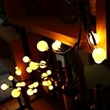 ブルームウイン（BLOOMWIN）イルミネーション　LEDストリングライト　電球色　電飾　24ｖ　3.6ｗ　2.5ｍ　低電圧　防水　省エネ　環境に優しい　雰囲気作り　CE　RoHS認証済み　クリスマス