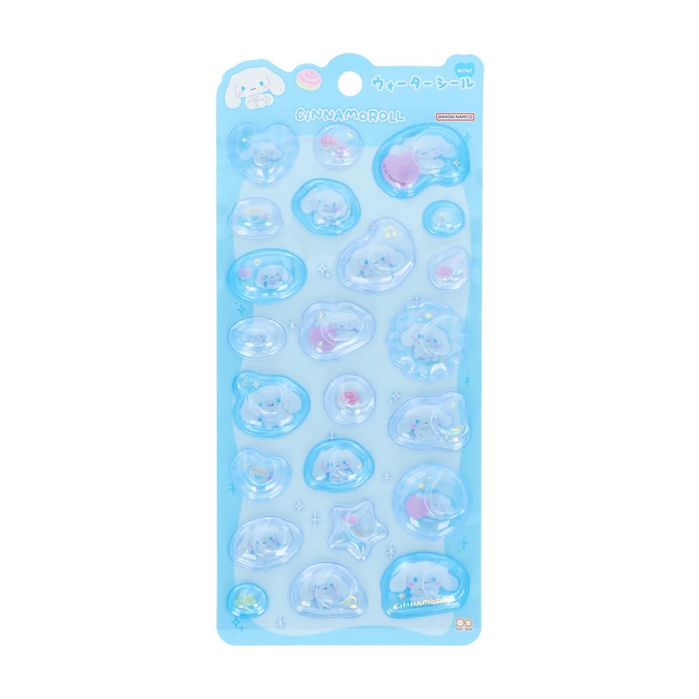サンスター文具(Sun-Star Stationery) シナモロール サンリオキャラクターズ グッズ シール ウォーターイン ラメ ウォーターシールmini S8819475