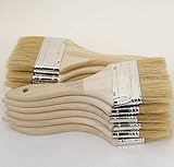 3 "使い捨てチップブラシ – 12パック – ペイント、ユーティリティ、適用ワニス、しみ、接着