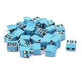 XDiscount　25個 プラグインスクリュー　ターミナル　ブロックコネクタ 5.0mm ピッチパネル基板実装