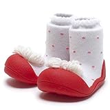 Attipas [ アティパス ] ベビーシューズ [ リボン ] M(11.5cm) 1.レッド