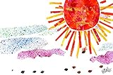 Marmont Hill Eric Carle 's The Tiny Seed Sunキャンバス壁アート 60 by 40-Inch MH-ECARL-89-C-60