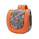 (Newox) ベビーベッド ベッドインベッド マザーズバッグ 添い寝 おむつ替え 折りたたみ コンパクト 収納袋付き (オレンジ)