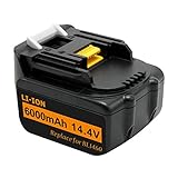 Novopal マキタ 14.4v BL1460 対応 6.0Ah 6000mAh　実容量 リチウム 互換バッテリー Makita BL1430 BL1440 BL1450 BL1460　1年保証付き