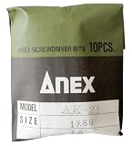 アネックス(ANEX) 六角ビット インパクトドライバー用 10pc +1×80 AK-21