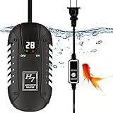 ZMS ミニ水槽 ヒーター 小型 25W-200W 自動恒温加熱 LEDディスプレー 20-34°C温度調節 水槽用ヒーター 水槽の装飾 熱帯魚 観賞魚 水中式 過熱保護 (100W) 黒